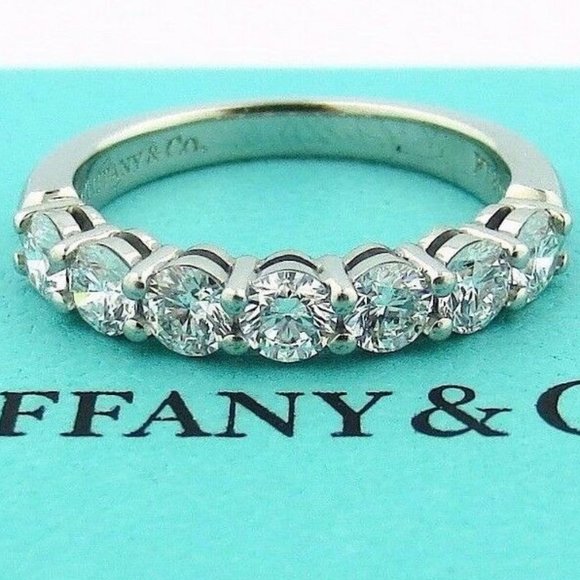 Tiffany Forever Embrace Shared Diamond Eternity Wedding